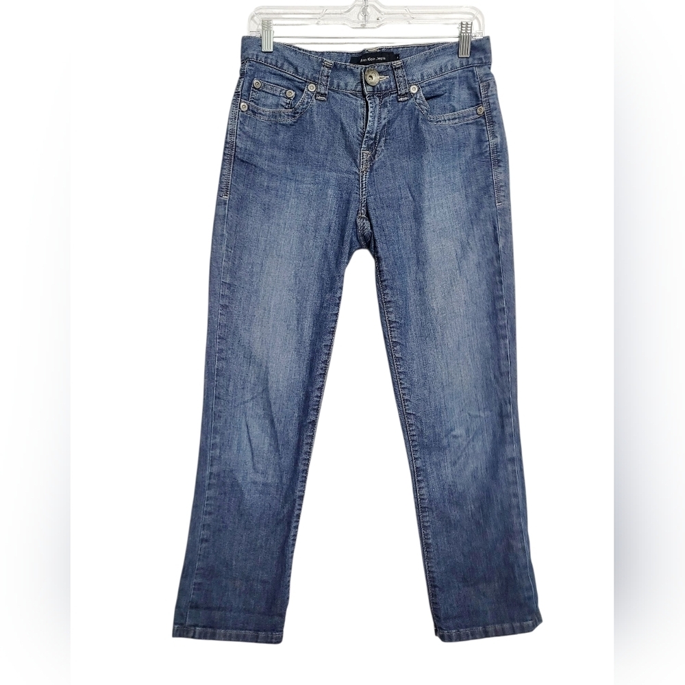 Calvin Klein Jeans Women’s Size 4 Straight Leg Blue Denim Stretch Mid Rise
